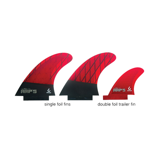  Lib Tech RRIP'S Twin + Trailer Fin Set