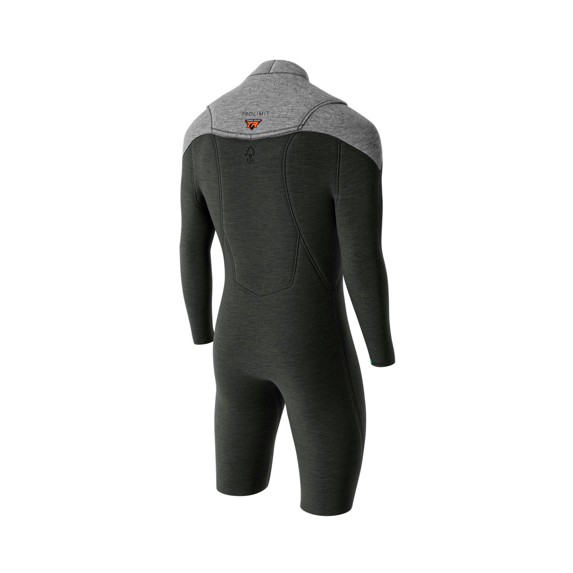  Prolimit Mercury Sunset 3/2mm Men's Front Zip L/S Shorty Wetsuit