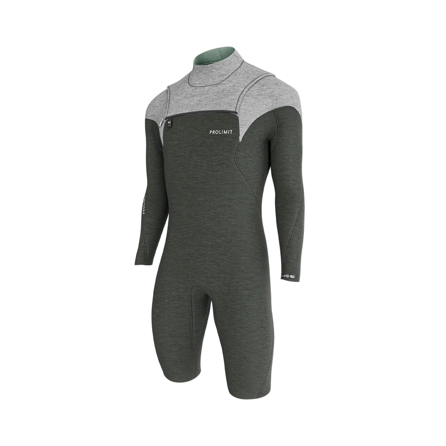 Prolimit Mercury Sunset 3/2mm Men's Front Zip L/S Shorty Wetsuit