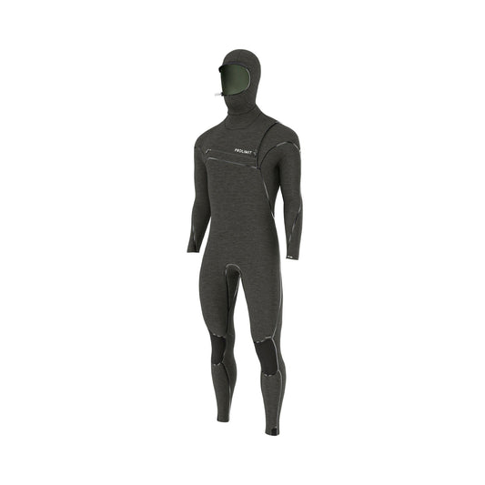  Prolimit Mercury TR Free-X 6/4mm Men's Front Zip Hooded Wetsuit