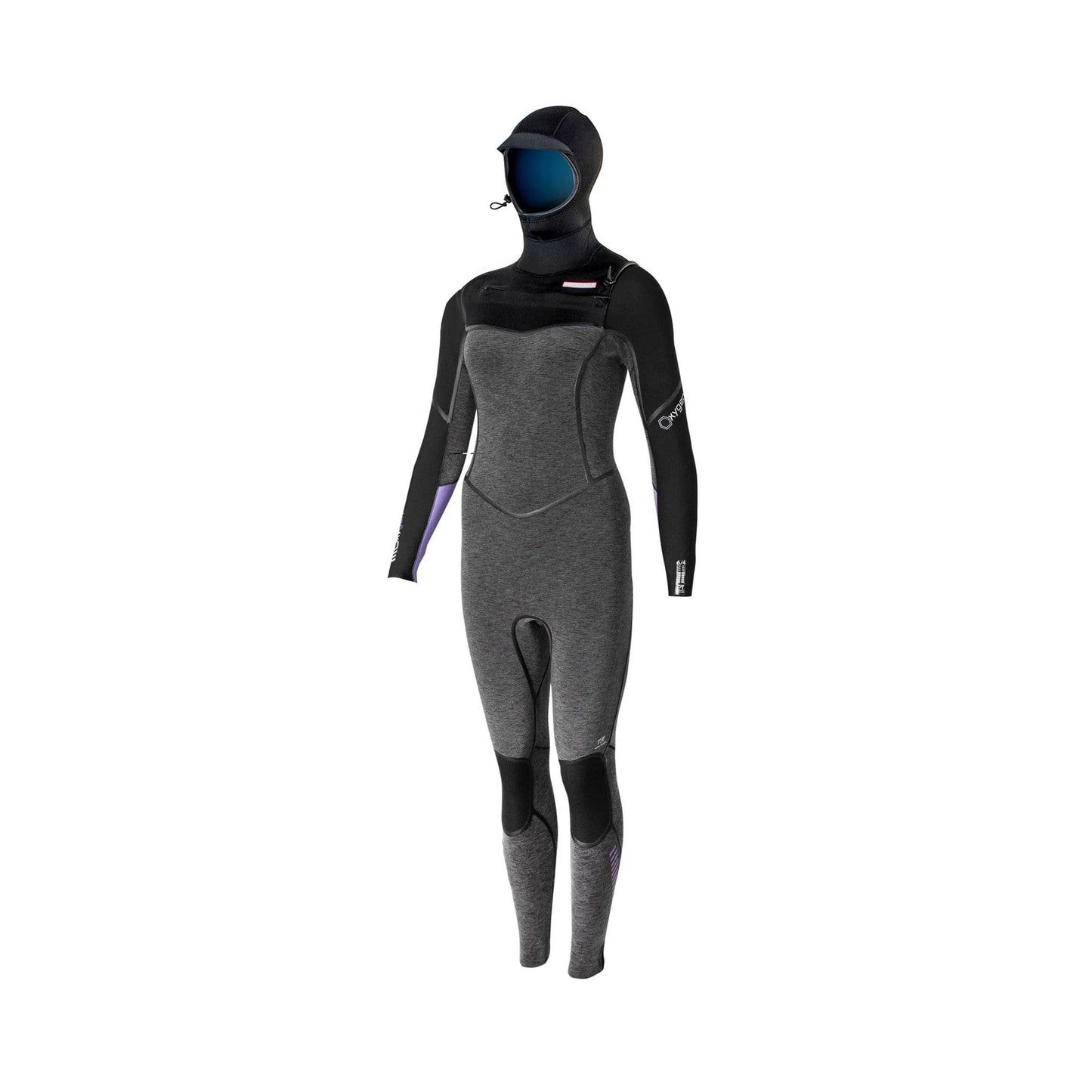  Prolimit Oxygen TR Steamer 6/4mm Women's Back Zip Hooded Wetsuit