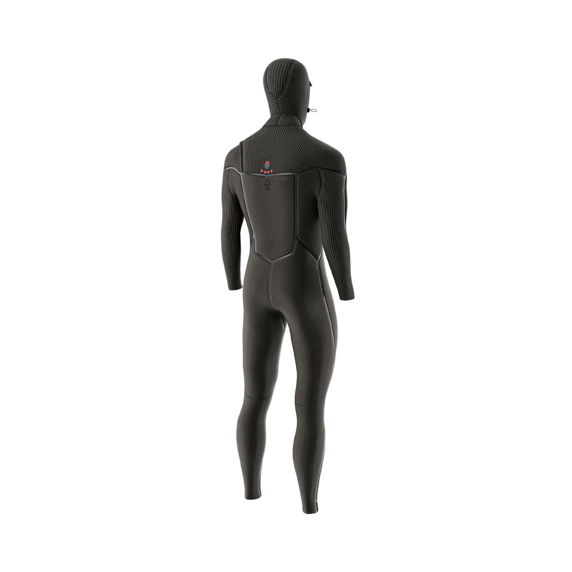  Prolimit Predator Steamer 4/3mm Men's Front Zip Hooded Wetsuit