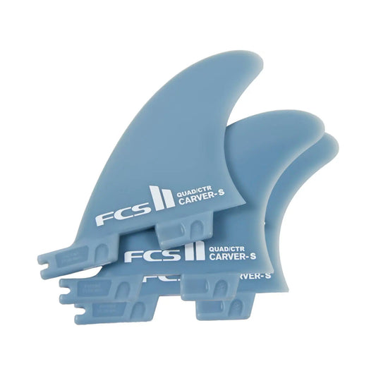  Slingshot Carver FCS II Small Tri Wakesurf Fin Set