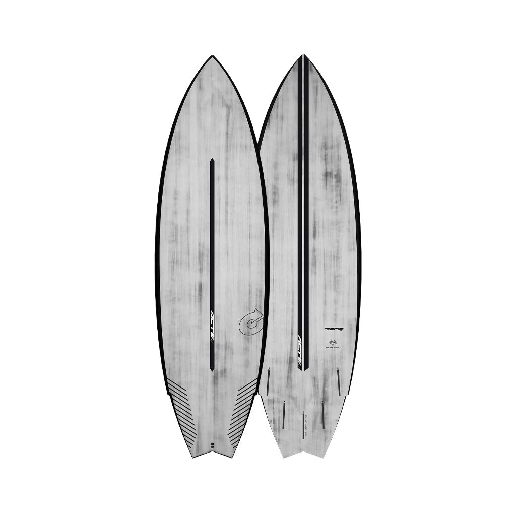  Torq ACT Brushed Grey GoKart Surfboard