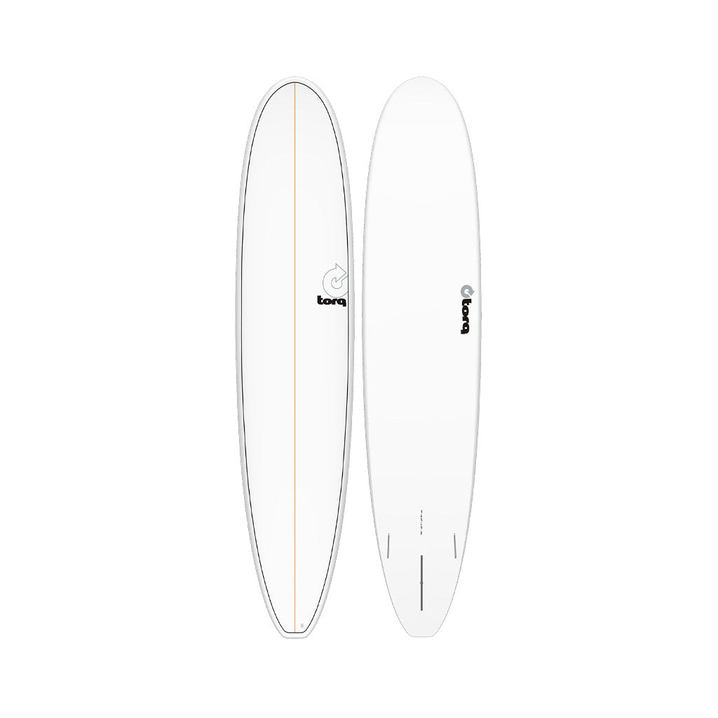  Torq TET Longboard White Pinline Surfboard