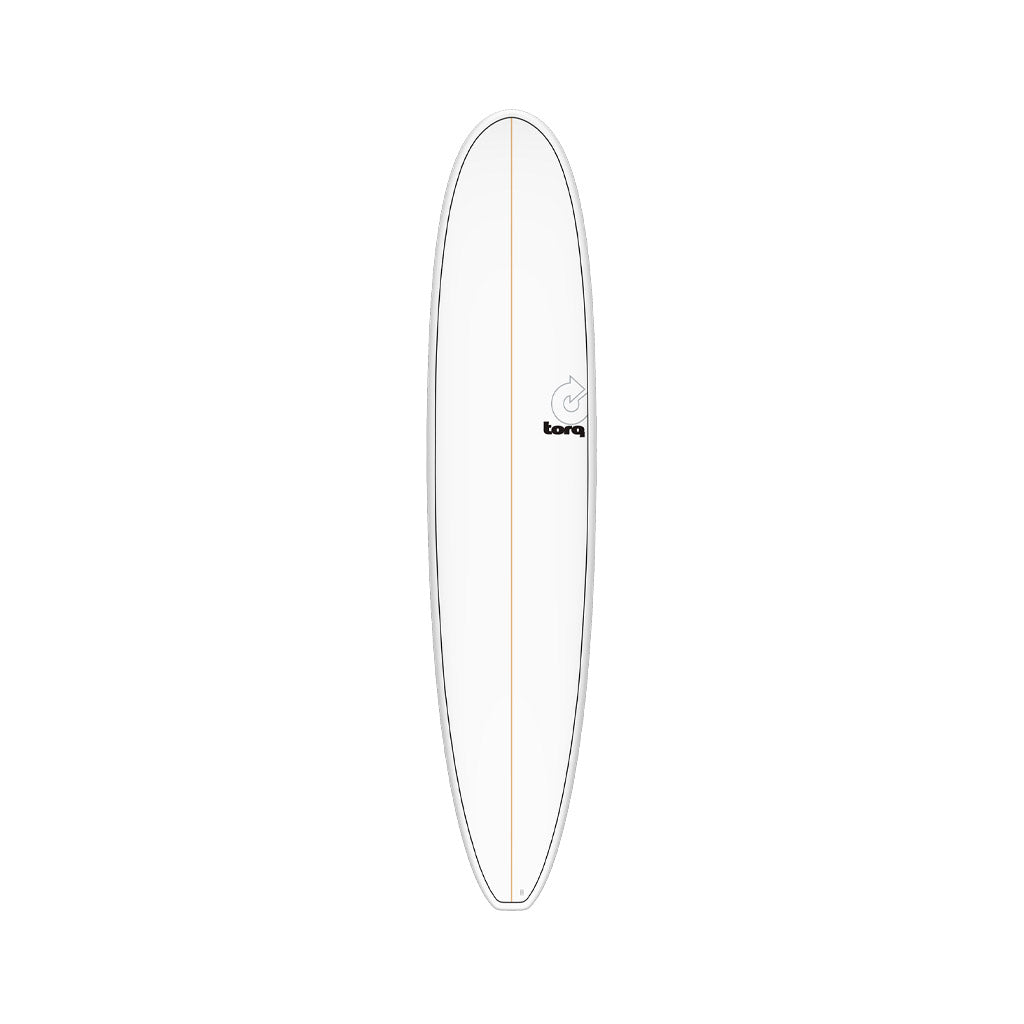  Torq TET Longboard White Pinline Surfboard