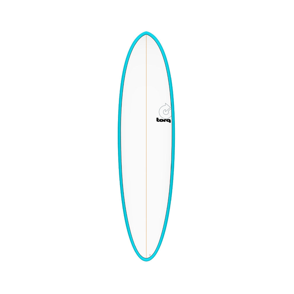  Torq TET Mod Fun Blue/White Deck Pinline Surfboard