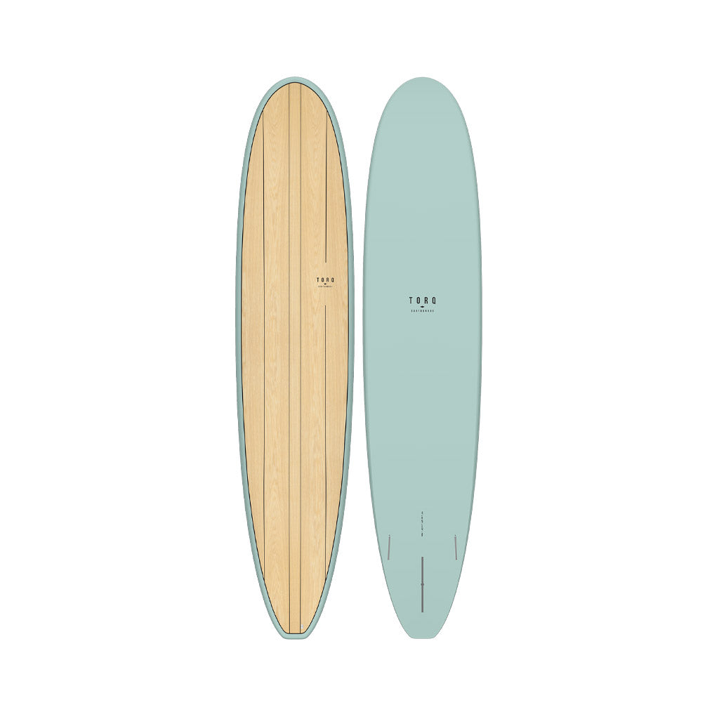  Torq TET Longboard Palm/Wood 2+1 Surfboard