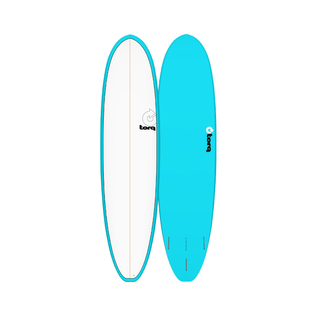  Torq TET Fun V+ Blue/White Pinline Surfboard