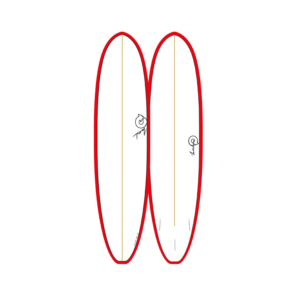  Torq TET Fun V+ Colored Rail Surfboard