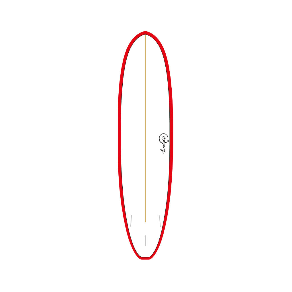  Torq TET Fun V+ Colored Rail Surfboard