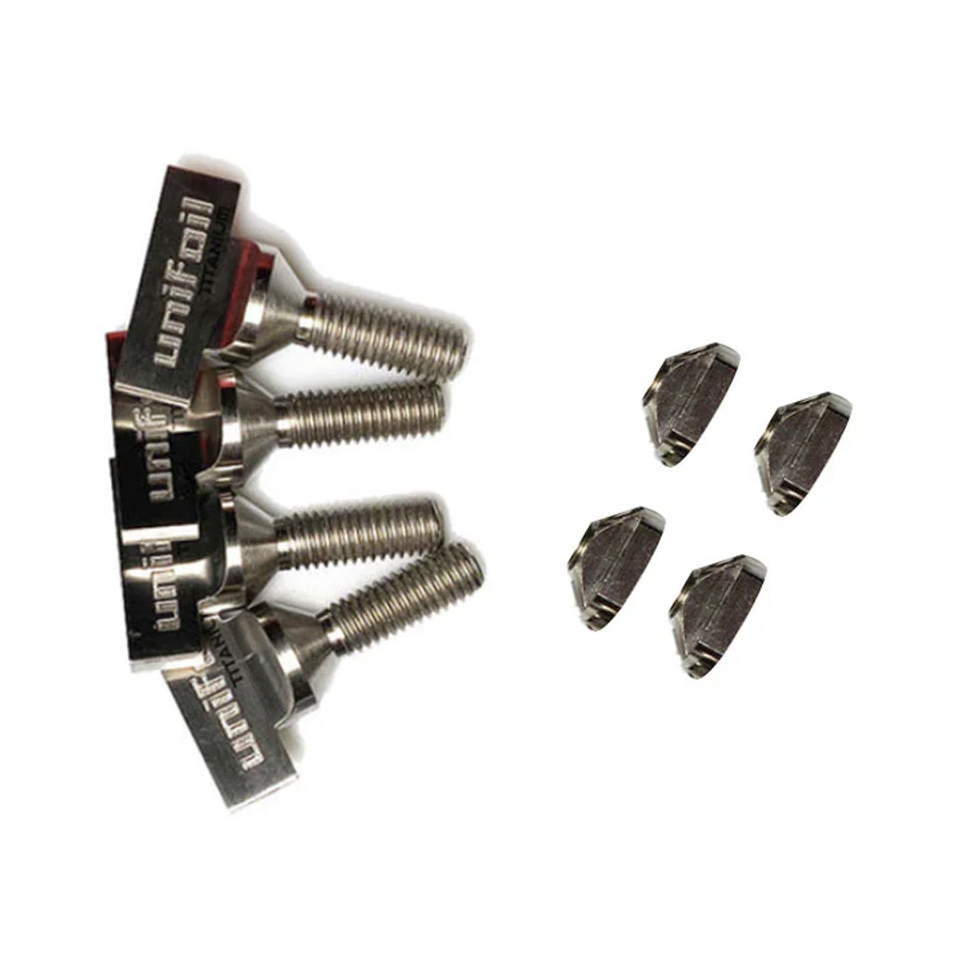  Unifoil Titanium Wingbolts (M8) With T-Nuts