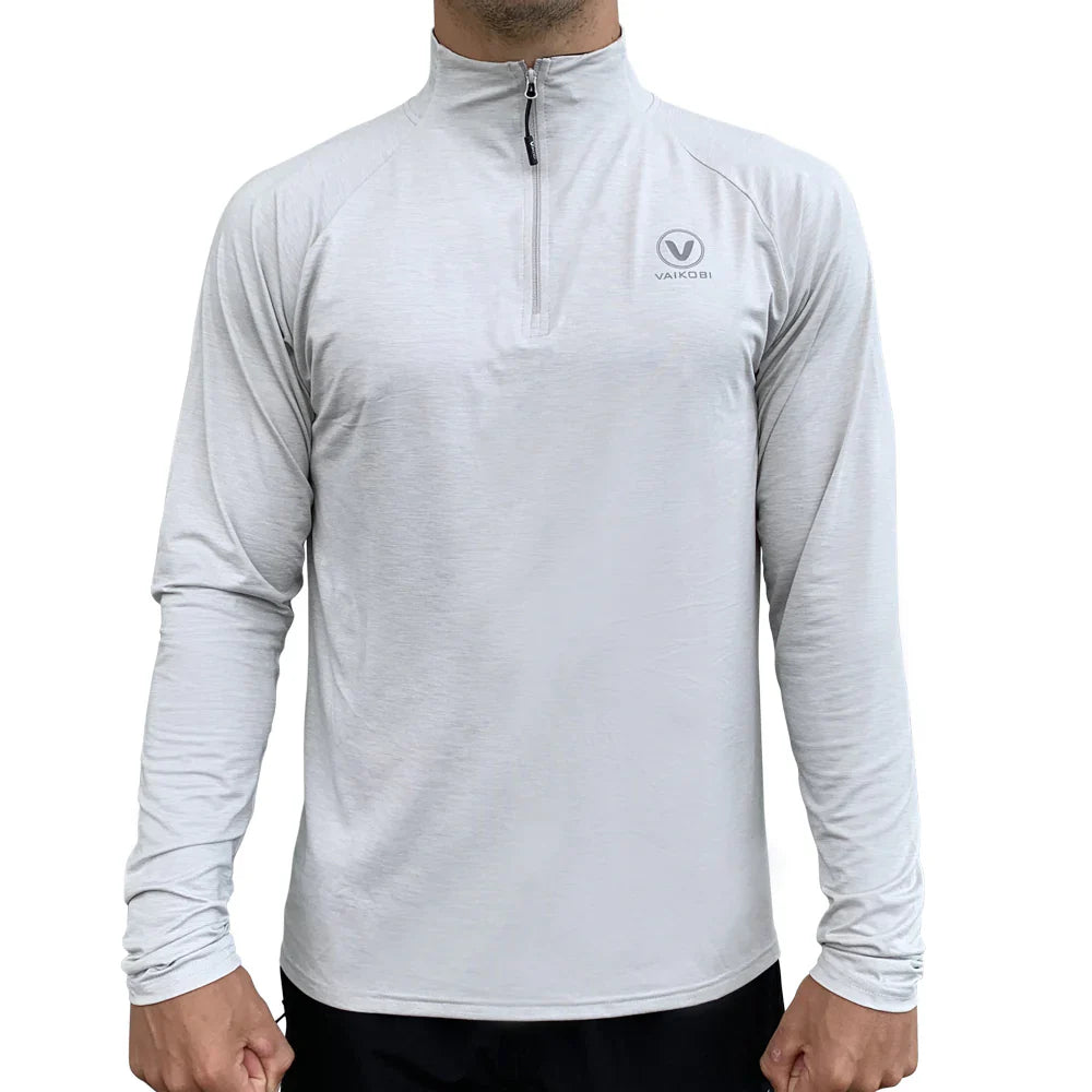  Vaikobi UV Long Sleeve Zip Tech Top