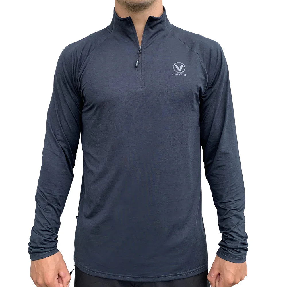  Vaikobi UV Long Sleeve Zip Tech Top