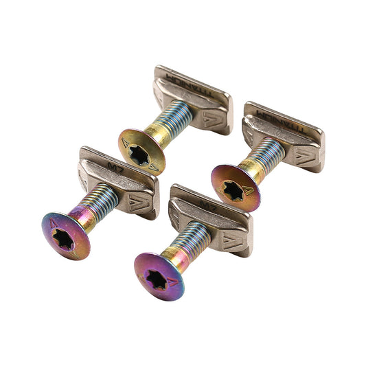  Armstrong M7 T Nut Foil Track Hardware Set - (Dome Head Screws)