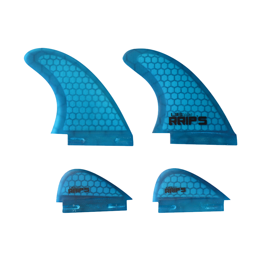  Lib Tech RRIP'S Quad Wakesurf Fin Set