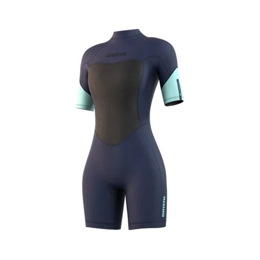 Mystic 2023 Brand 3/2mm Women's Back Zip Shorty Wetsuit