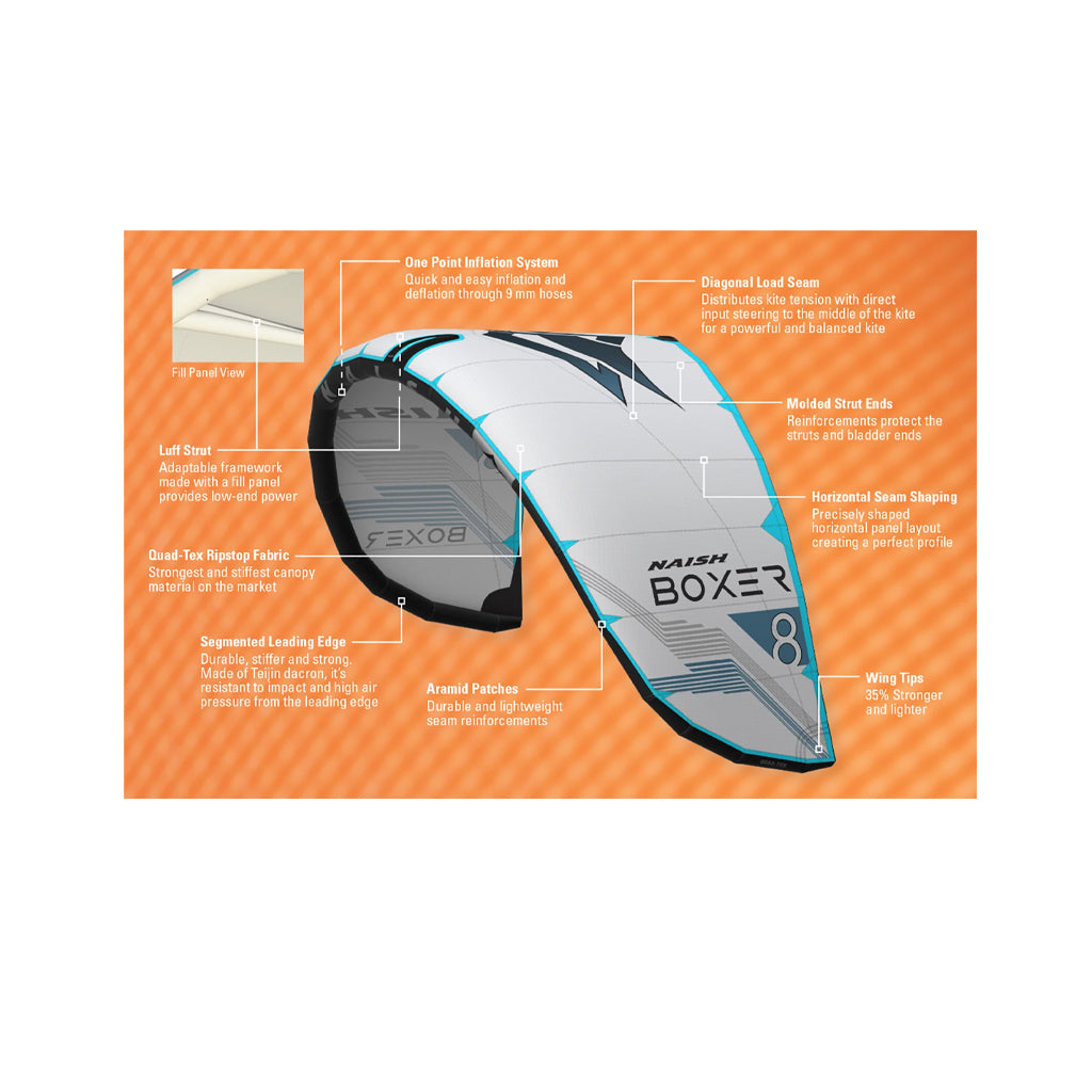  Naish 2024 Boxer Kiteboarding Kite