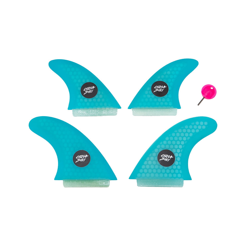  Catch Surf Honeycomb Quad Fin Set