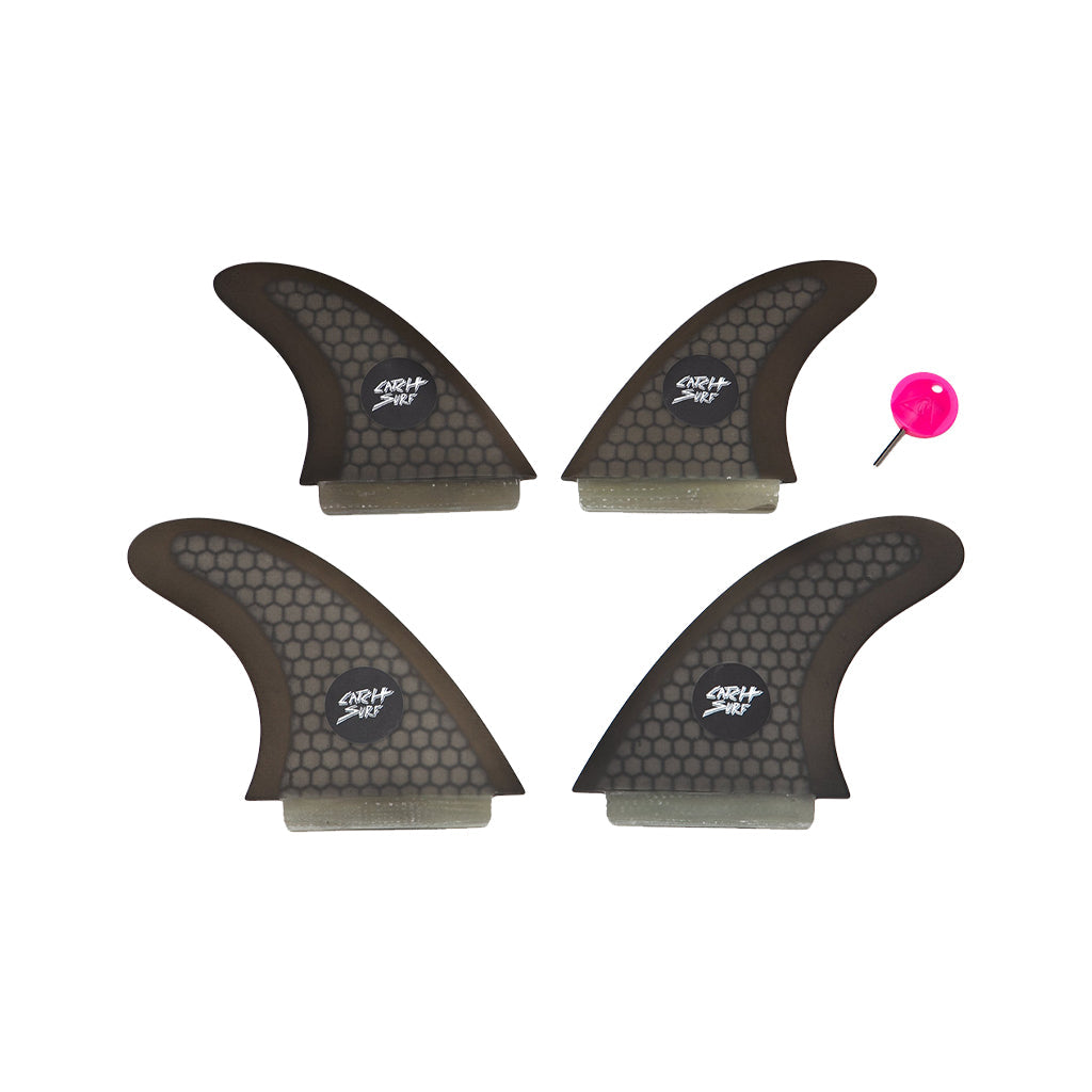  Catch Surf Honeycomb Quad Fin Set