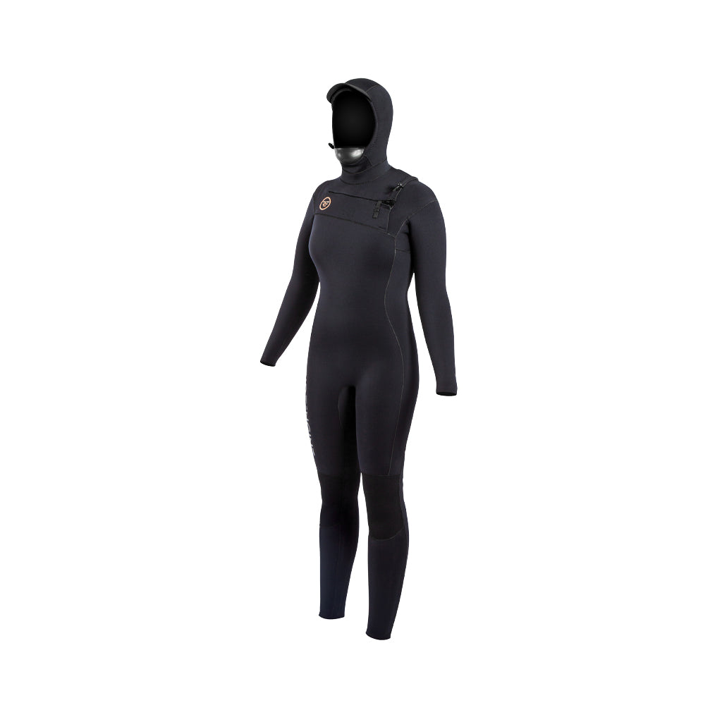  Ride Engine Onsen 5/4/3mm Women's Front Zip Hooded Wetsuit