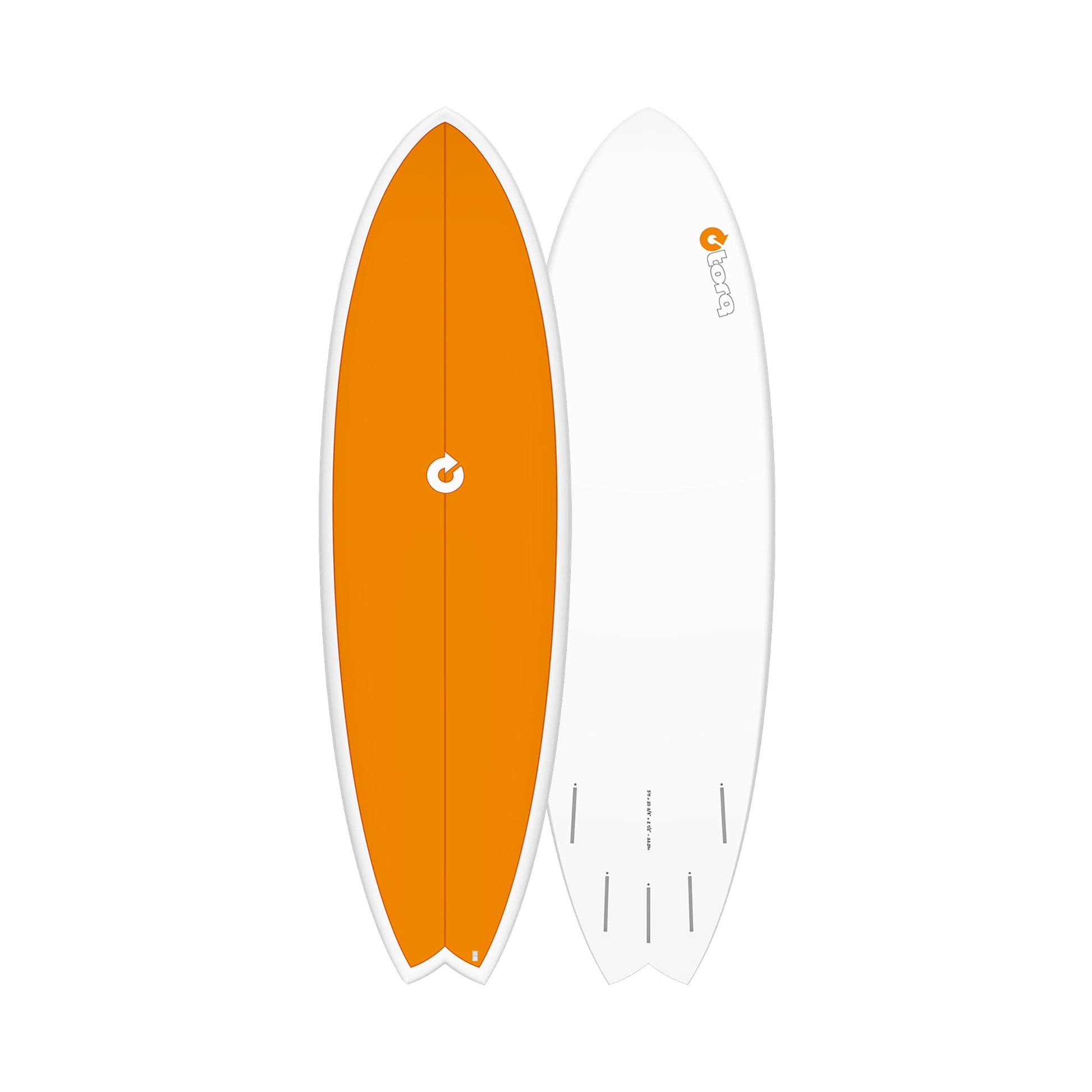  Torq TET Mod Fish Colored Deck Surfboard