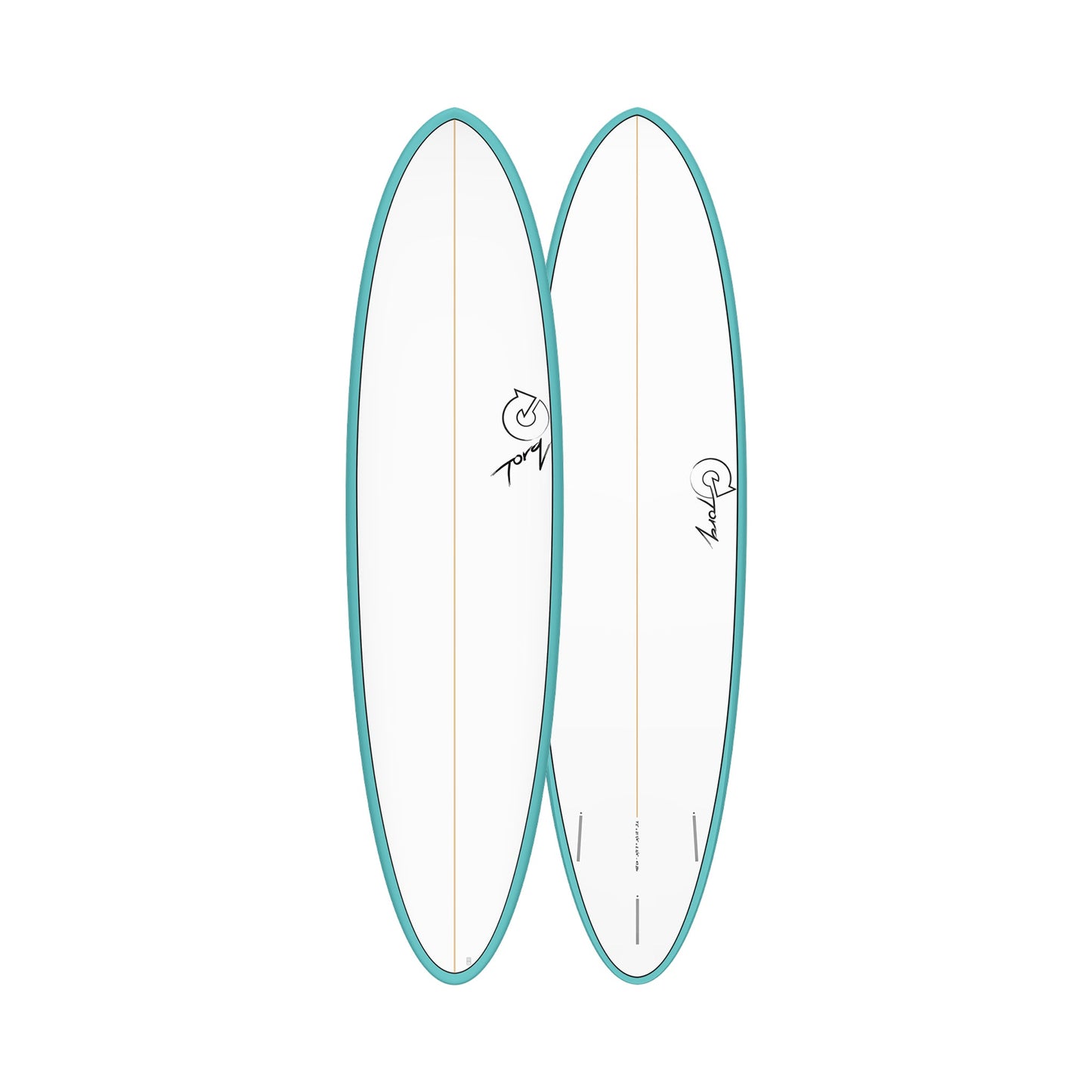  Torq TET Mod Fun Sea Green + Pinline Surfboard