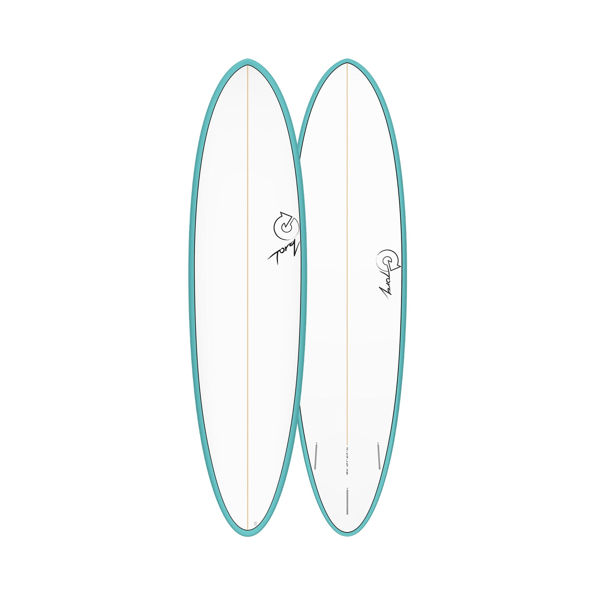  Torq TET Mod Fun Sea Green + Pinline Surfboard