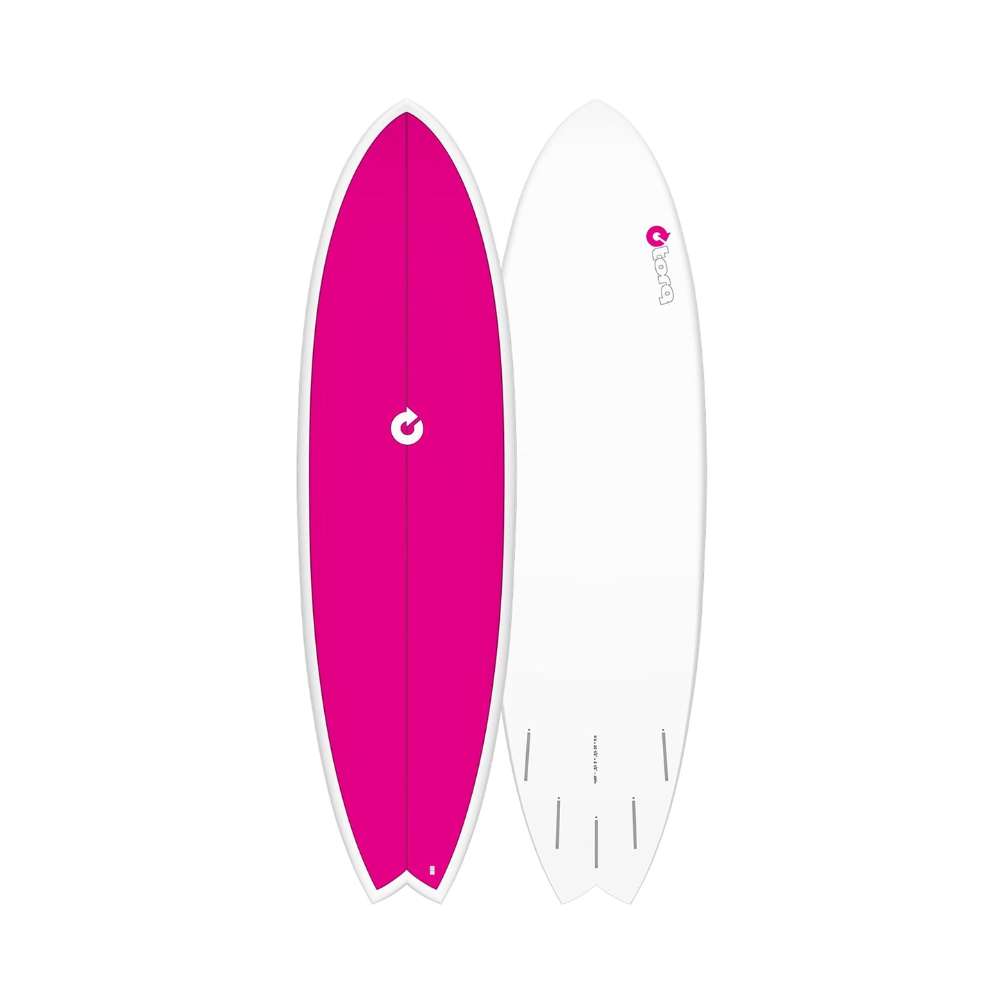  Torq TET Mod Fish Colored Deck Surfboard