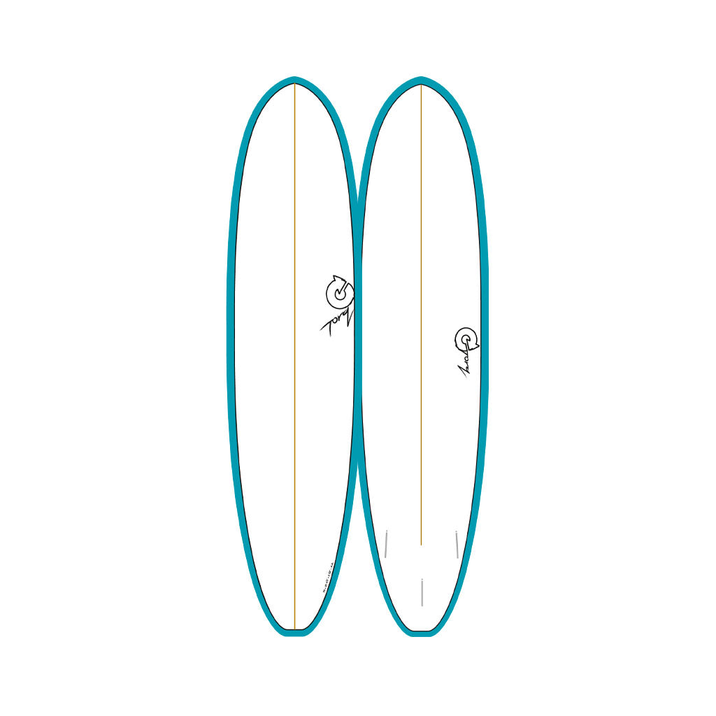  Torq TET Fun V+ Colored Rail Surfboard