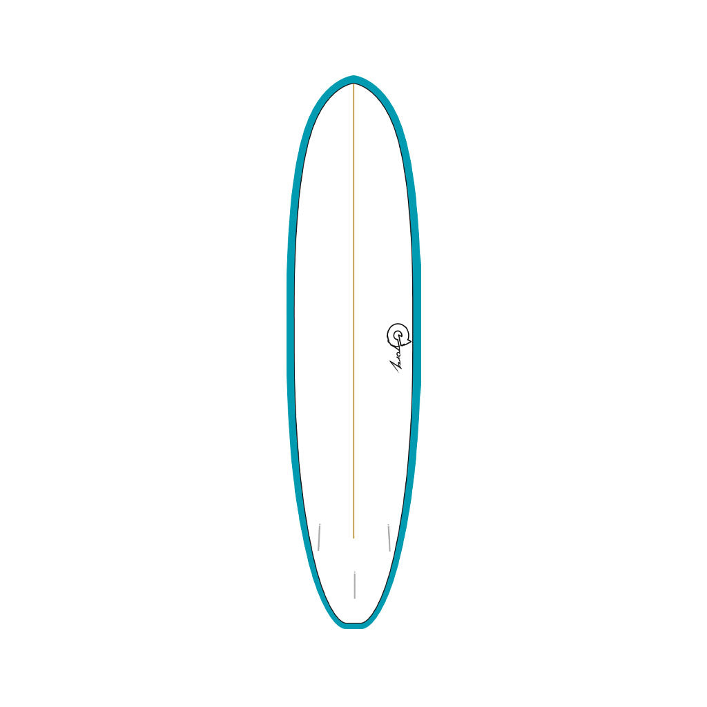  Torq TET Fun V+ Colored Rail Surfboard