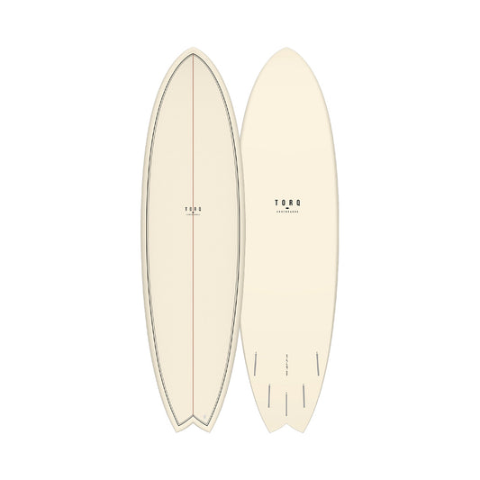  Torq TET Mod Fish Classic Cream Surfboard